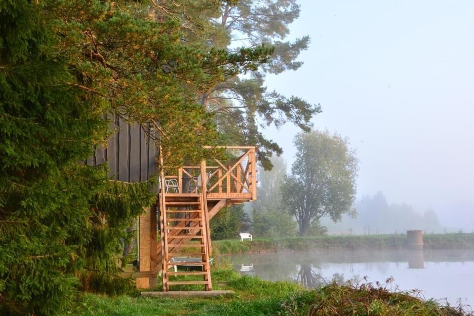 Dragon House In The Tree! Jacuzzi, Sauna ,Cinema,Heated Lici  Exteriör bild